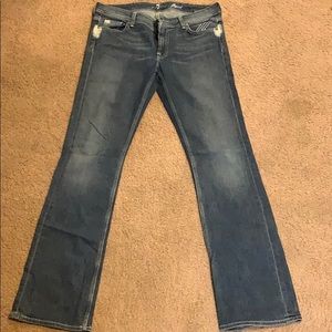 7 for All Mankind Blue Jeans